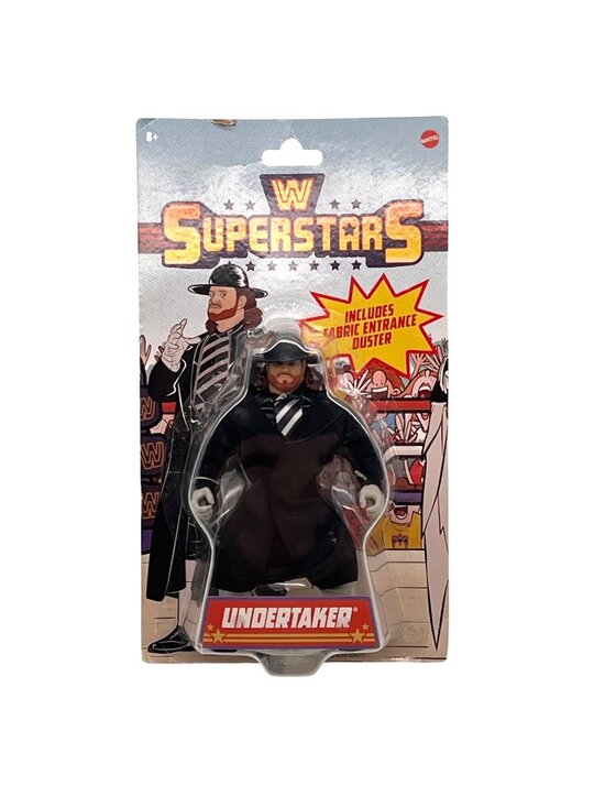Mattel Other - WWE Superstars Undertaker Action Figure & Fabric Entrance Duster Series 3 2022